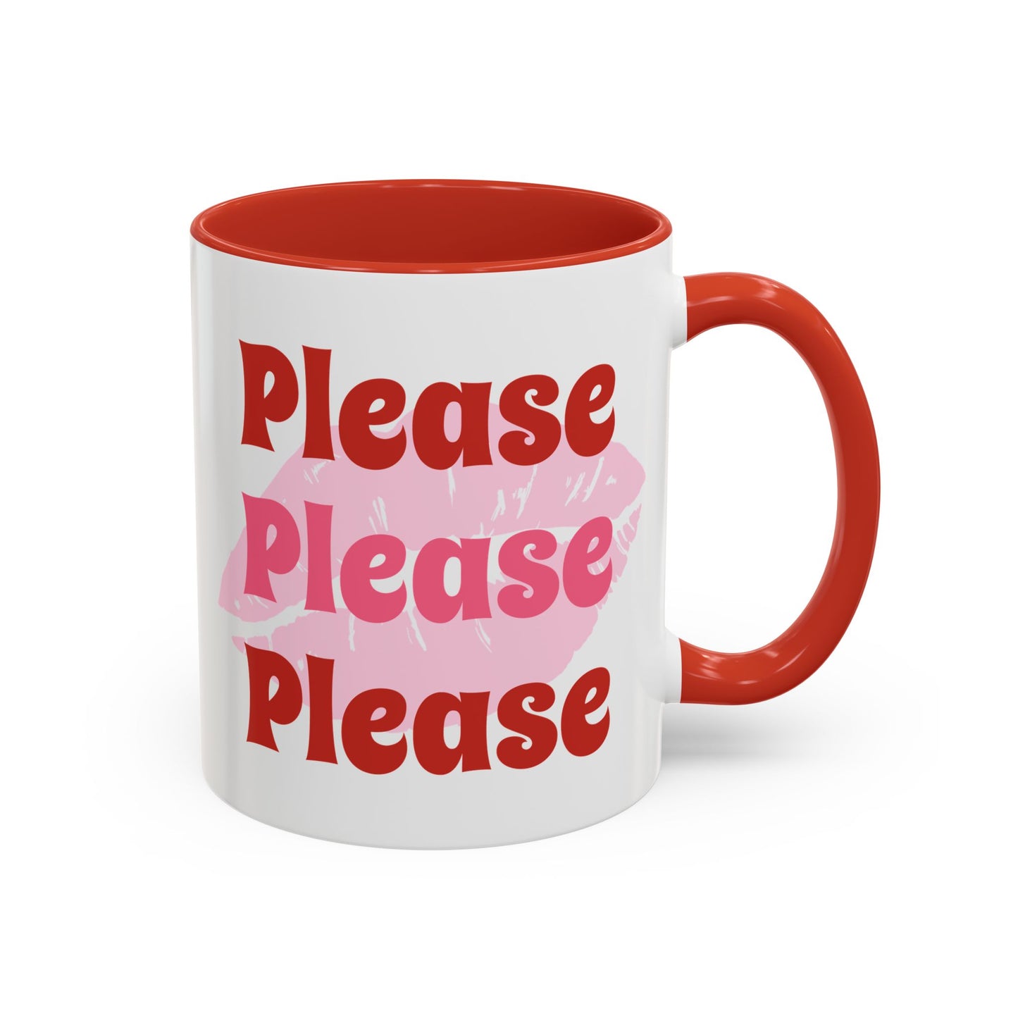 Please Please Please Accent Coffee Mug