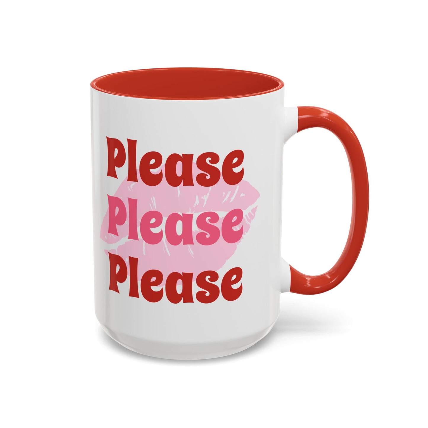 Please Please Please Accent Coffee Mug