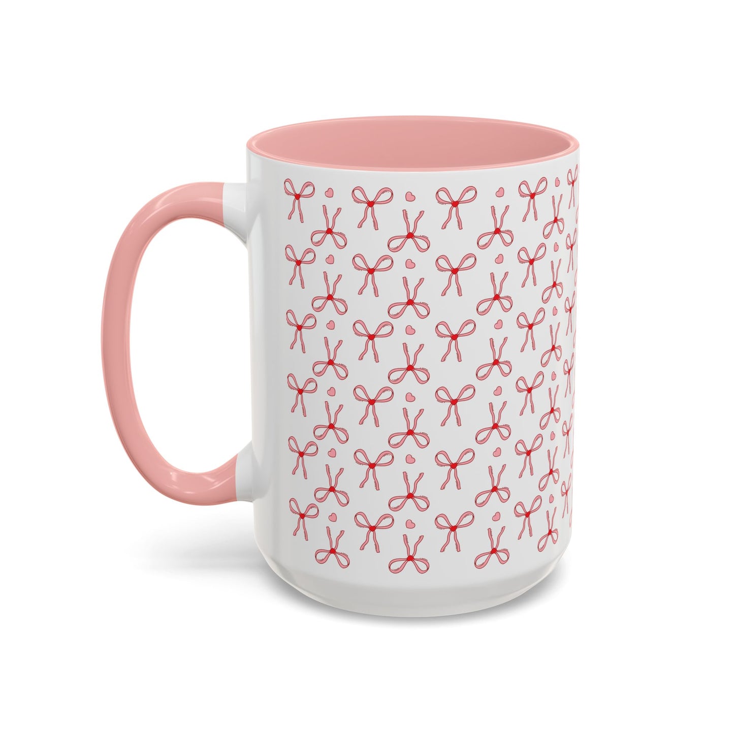 Pretty Pink Bows Accent Coffee Mug