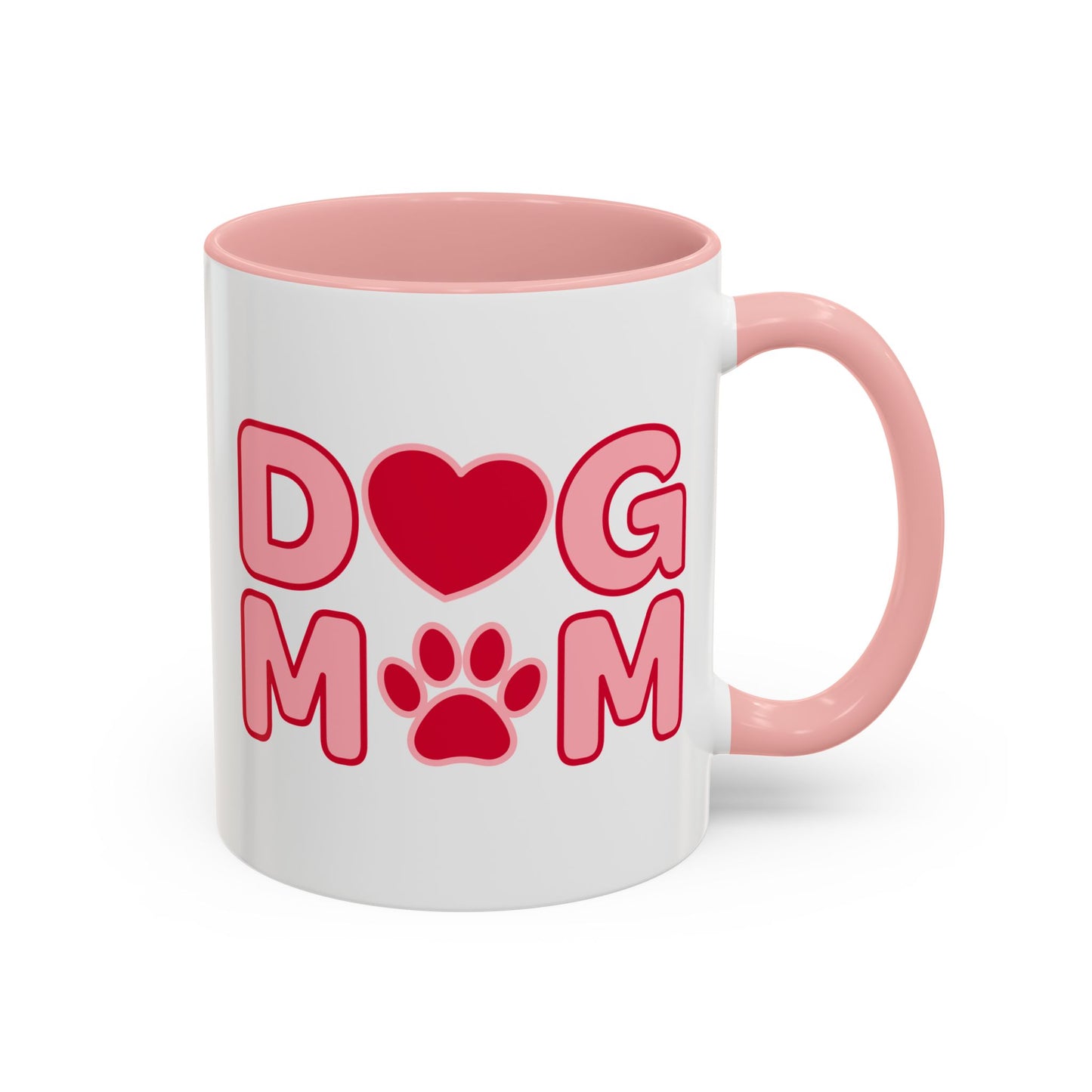 Dog Mom Accent Coffee Mug