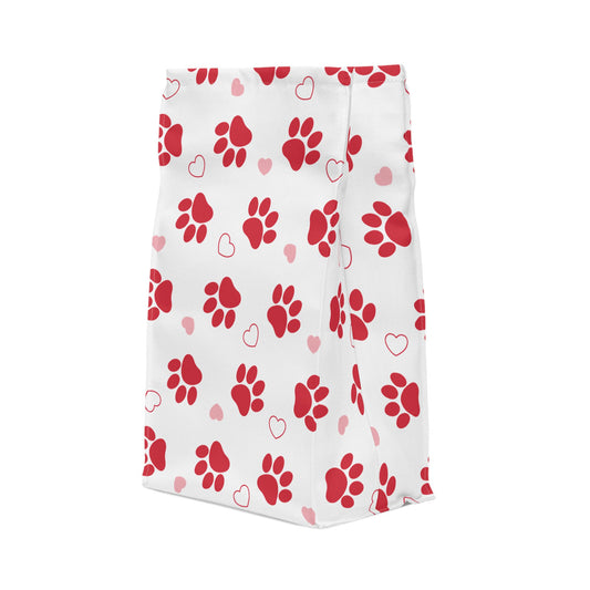 Dog Mom Pink and Red print Lunch Bag