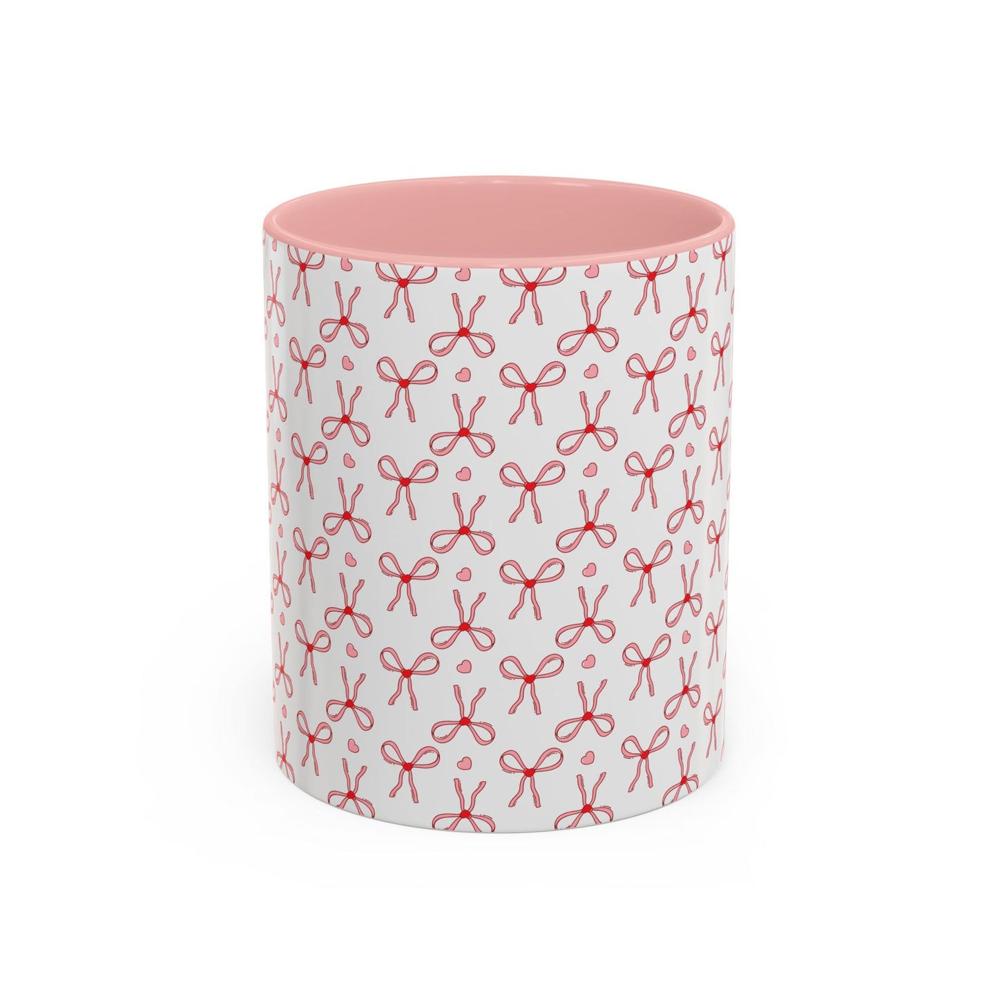 Pretty Pink Bows Accent Coffee Mug