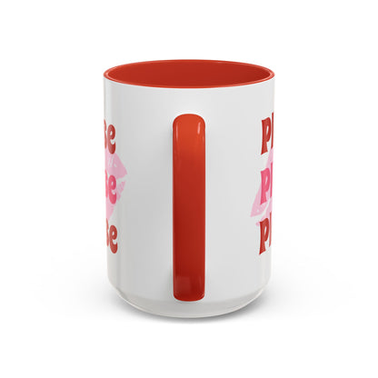 Please Please Please Accent Coffee Mug