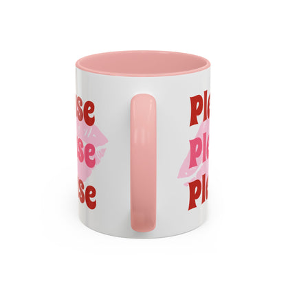 Please Please Please Accent Coffee Mug