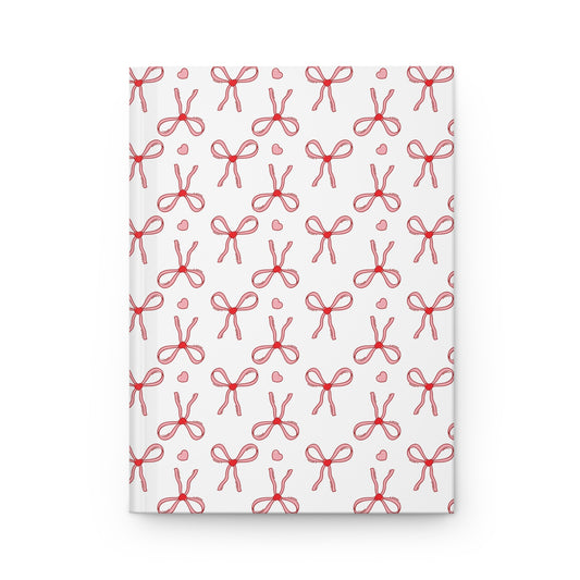 Pretty Pink Bows Hardcover Journal Matte